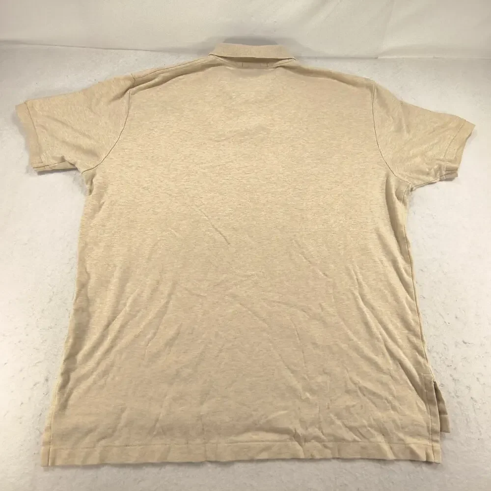Polo by Ralph Lauren Collared Polo Shirt Mens Size Extra Large XL Tan Brown